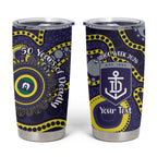 Dockers NAIDOC Week 2026 Personalised Tumbler Cup 50 Years of Deadly Aboriginal Art