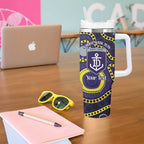 Dockers NAIDOC Week 2026 Personalised Tumbler With Handle 50 Years of Deadly Aboriginal Art