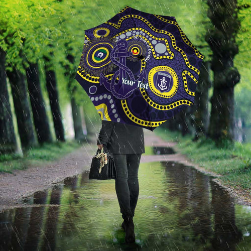Dockers NAIDOC Week 2026 Personalised Umbrella 50 Years of Deadly Aboriginal Art
