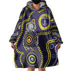 Dockers NAIDOC Week 2026 Personalised Wearable Blanket Hoodie 50 Years of Deadly Aboriginal Art