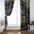 Dockers NAIDOC Week 2026 Personalised Window Curtain 50 Years of Deadly Aboriginal Art