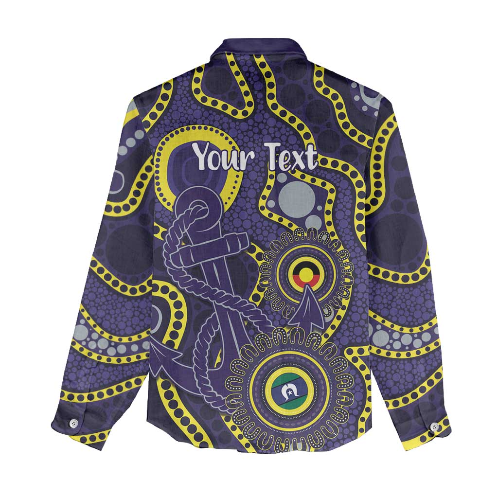 Dockers NAIDOC Week 2026 Personalised Women Casual Shirt 50 Years of Deadly Aboriginal Art