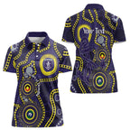 Dockers NAIDOC Week 2026 Personalised Women Polo Shirt 50 Years of Deadly Aboriginal Art