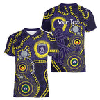 Dockers NAIDOC Week 2026 Personalised Women V-Neck T-Shirt 50 Years of Deadly Aboriginal Art