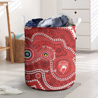 Sydney Swans NAIDOC Week 2026 Personalised Laundry Basket 50 Years of Deadly Aboriginal Art