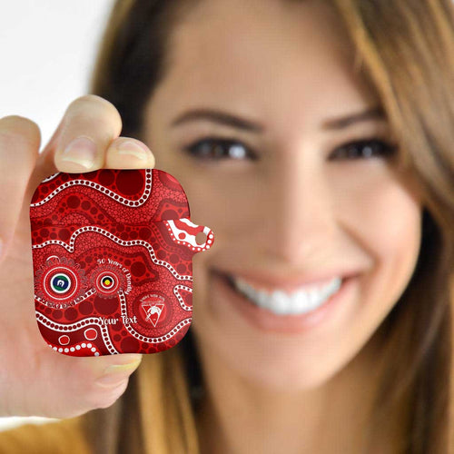 Sydney Swans NAIDOC Week 2026 Personalised AirPods Case 50 Years of Deadly Aboriginal Art
