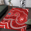 Sydney Swans NAIDOC Week 2026 Personalised Area Rug 50 Years of Deadly Aboriginal Art