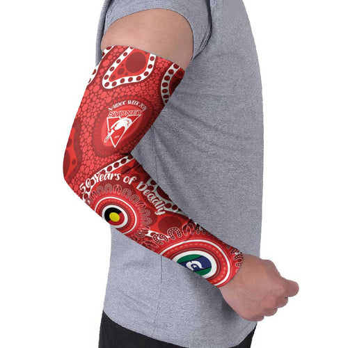 Sydney Swans NAIDOC Week 2026 Personalised Arm Sleeves 50 Years of Deadly Aboriginal Art