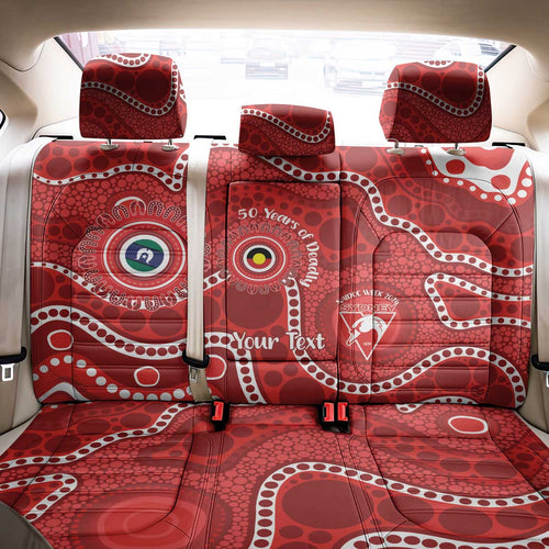 Sydney Swans NAIDOC Week 2026 Personalised Back Car Seat Cover 50 Years of Deadly Aboriginal Art