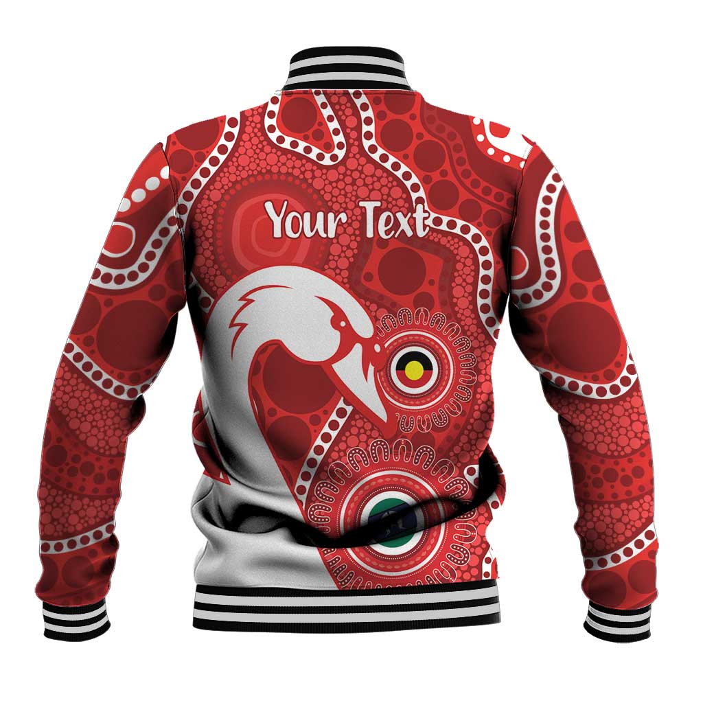 Sydney Swans NAIDOC Week 2026 Personalised Baseball Jacket 50 Years of Deadly Aboriginal Art