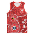 Sydney Swans NAIDOC Week 2026 Personalised Basketball Jersey 50 Years of Deadly Aboriginal Art