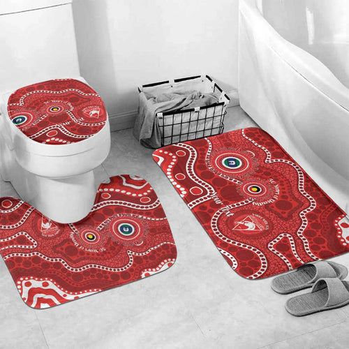 Sydney Swans NAIDOC Week 2026 Personalised Bathroom Set 50 Years of Deadly Aboriginal Art