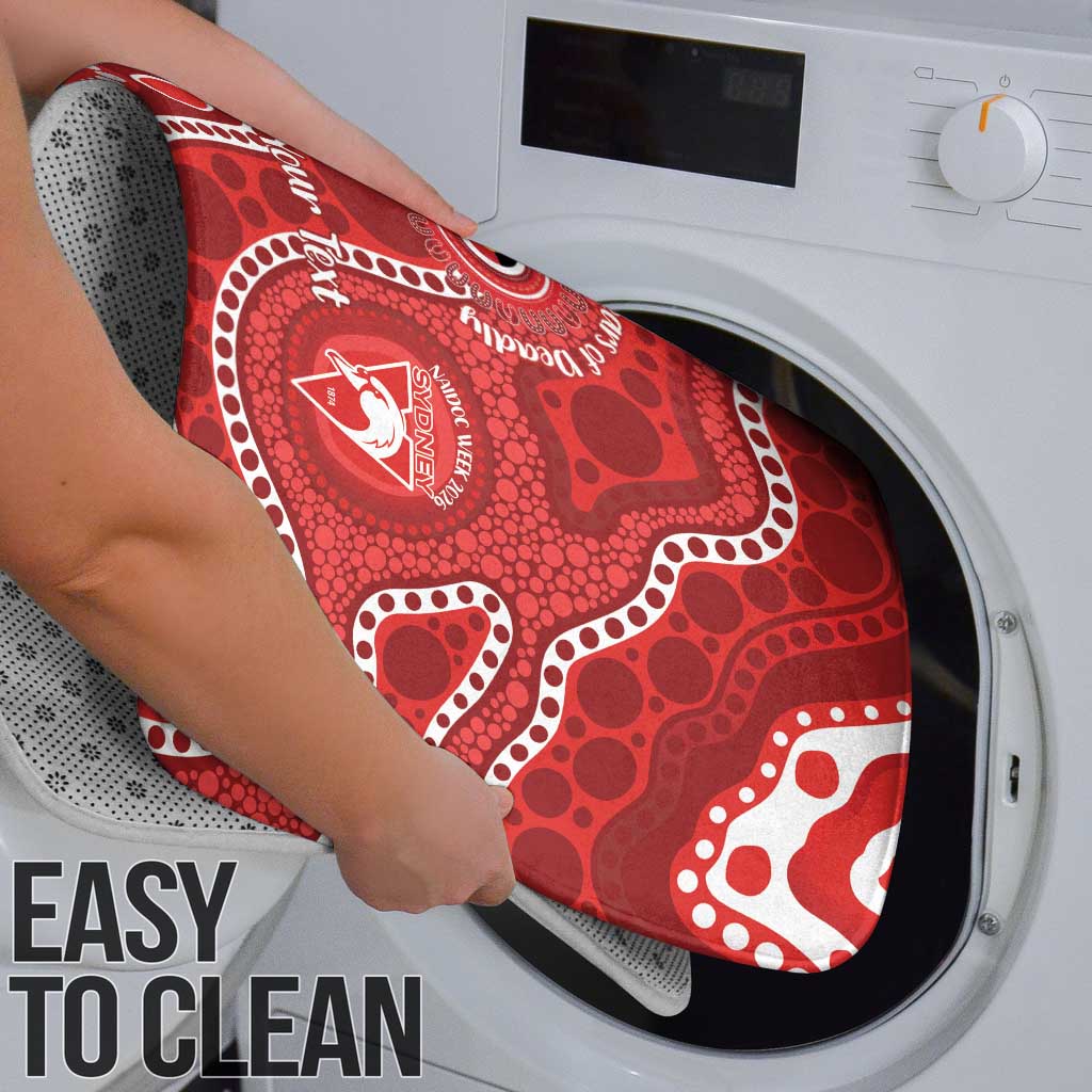 Sydney Swans NAIDOC Week 2026 Personalised Bathroom Set 50 Years of Deadly Aboriginal Art