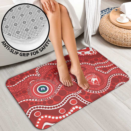 Sydney Swans NAIDOC Week 2026 Personalised Bathroom Set 50 Years of Deadly Aboriginal Art