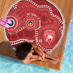 Sydney Swans NAIDOC Week 2026 Personalised Beach Blanket 50 Years of Deadly Aboriginal Art