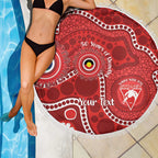 Sydney Swans NAIDOC Week 2026 Personalised Beach Blanket 50 Years of Deadly Aboriginal Art