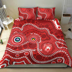 Sydney Swans NAIDOC Week 2026 Personalised Bedding Set 50 Years of Deadly Aboriginal Art