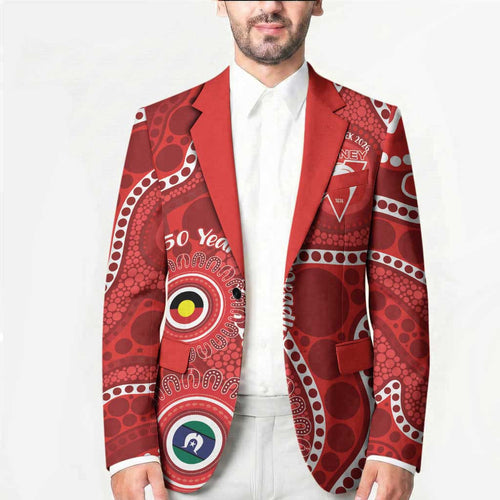 Sydney Swans NAIDOC Week 2026 Personalised Blazer 50 Years of Deadly Aboriginal Art