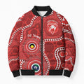Sydney Swans NAIDOC Week 2026 Personalised Bomber Puffer Jacket 50 Years of Deadly Aboriginal Art