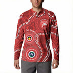 Sydney Swans NAIDOC Week 2026 Personalised Button Sweatshirt 50 Years of Deadly Aboriginal Art