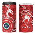 Sydney Swans NAIDOC Week 2026 Personalised 4 in 1 Can Cooler Tumbler 50 Years of Deadly Aboriginal Art