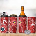 Sydney Swans NAIDOC Week 2026 Personalised 4 in 1 Can Cooler Tumbler 50 Years of Deadly Aboriginal Art