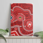 Sydney Swans NAIDOC Week 2026 Personalised Canvas Wall Art 50 Years of Deadly Aboriginal Art