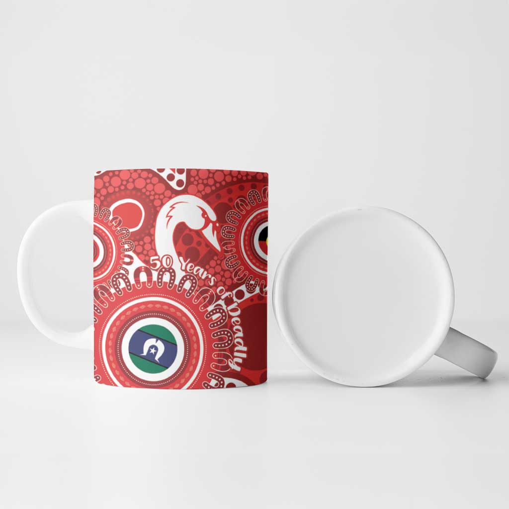 Sydney Swans NAIDOC Week 2026 Personalised Ceramic Mug 50 Years of Deadly Aboriginal Art