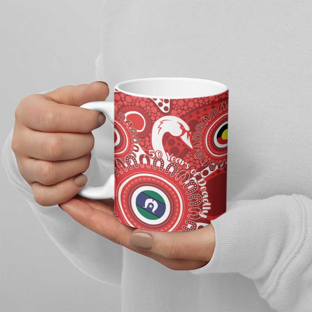 Sydney Swans NAIDOC Week 2026 Personalised Ceramic Mug 50 Years of Deadly Aboriginal Art