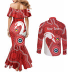 Sydney Swans NAIDOC Week 2026 Personalised Couples Matching Mermaid Dress and Long Sleeve Button Shirt 50 Years of Deadly Aboriginal Art