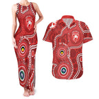 Sydney Swans NAIDOC Week 2026 Personalised Couples Matching Tank Maxi Dress and Hawaiian Shirt 50 Years of Deadly Aboriginal Art