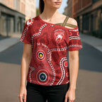 Sydney Swans NAIDOC Week 2026 Personalised Cross Shoulder Shirt 50 Years of Deadly Aboriginal Art