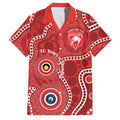 Sydney Swans NAIDOC Week 2026 Personalised Family Matching Long Sleeve Bodycon Dress and Hawaiian Shirt 50 Years of Deadly Aboriginal Art