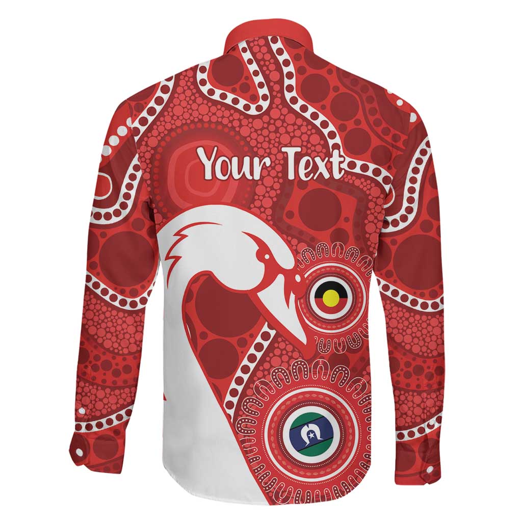 Sydney Swans NAIDOC Week 2026 Personalised Family Matching Mermaid Dress and Hawaiian Shirt 50 Years of Deadly Aboriginal Art