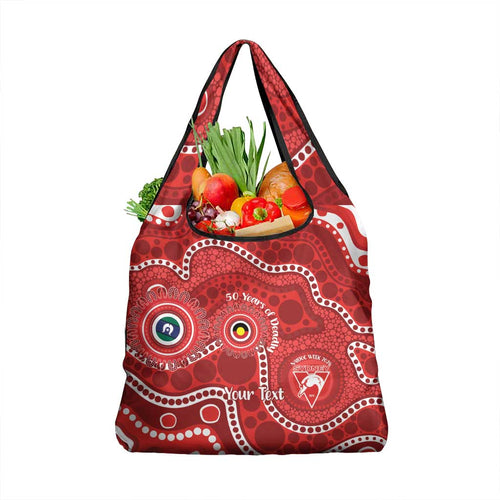 Sydney Swans NAIDOC Week 2026 Personalised Grocery Bag 50 Years of Deadly Aboriginal Art