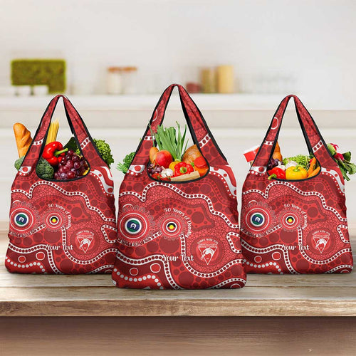 Sydney Swans NAIDOC Week 2026 Personalised Grocery Bag 50 Years of Deadly Aboriginal Art