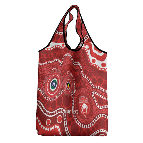 Sydney Swans NAIDOC Week 2026 Personalised Grocery Bag 50 Years of Deadly Aboriginal Art