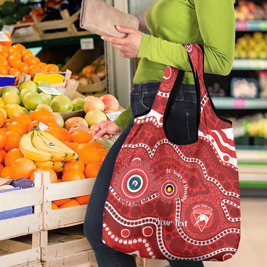 Sydney Swans NAIDOC Week 2026 Personalised Grocery Bag 50 Years of Deadly Aboriginal Art