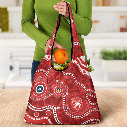 Sydney Swans NAIDOC Week 2026 Personalised Grocery Bag 50 Years of Deadly Aboriginal Art
