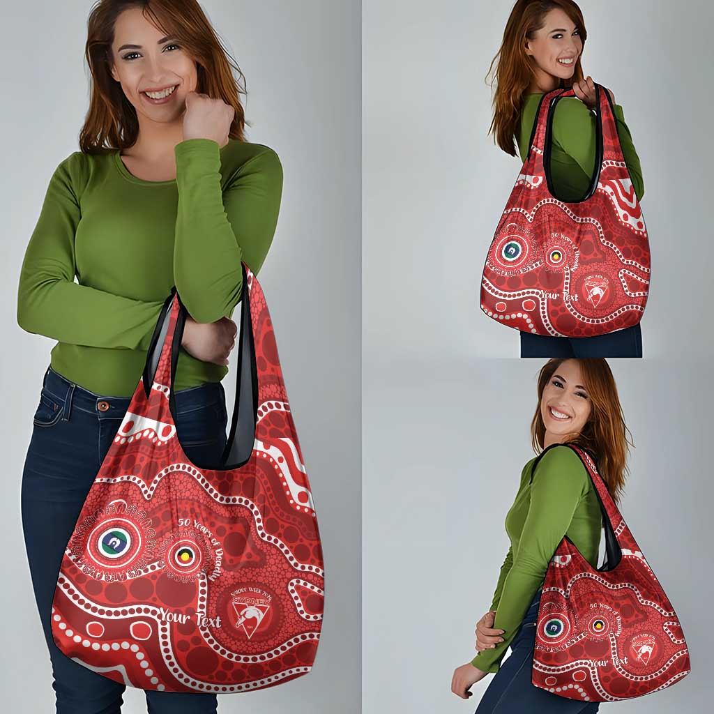 Sydney Swans NAIDOC Week 2026 Personalised Grocery Bag 50 Years of Deadly Aboriginal Art