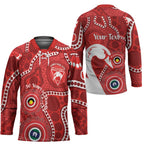 Sydney Swans NAIDOC Week 2026 Personalised Hockey Jersey 50 Years of Deadly Aboriginal Art