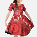Sydney Swans NAIDOC Week 2026 Personalised Kid Short Sleeve Dress 50 Years of Deadly Aboriginal Art