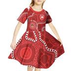 Sydney Swans NAIDOC Week 2026 Personalised Kid Short Sleeve Dress 50 Years of Deadly Aboriginal Art