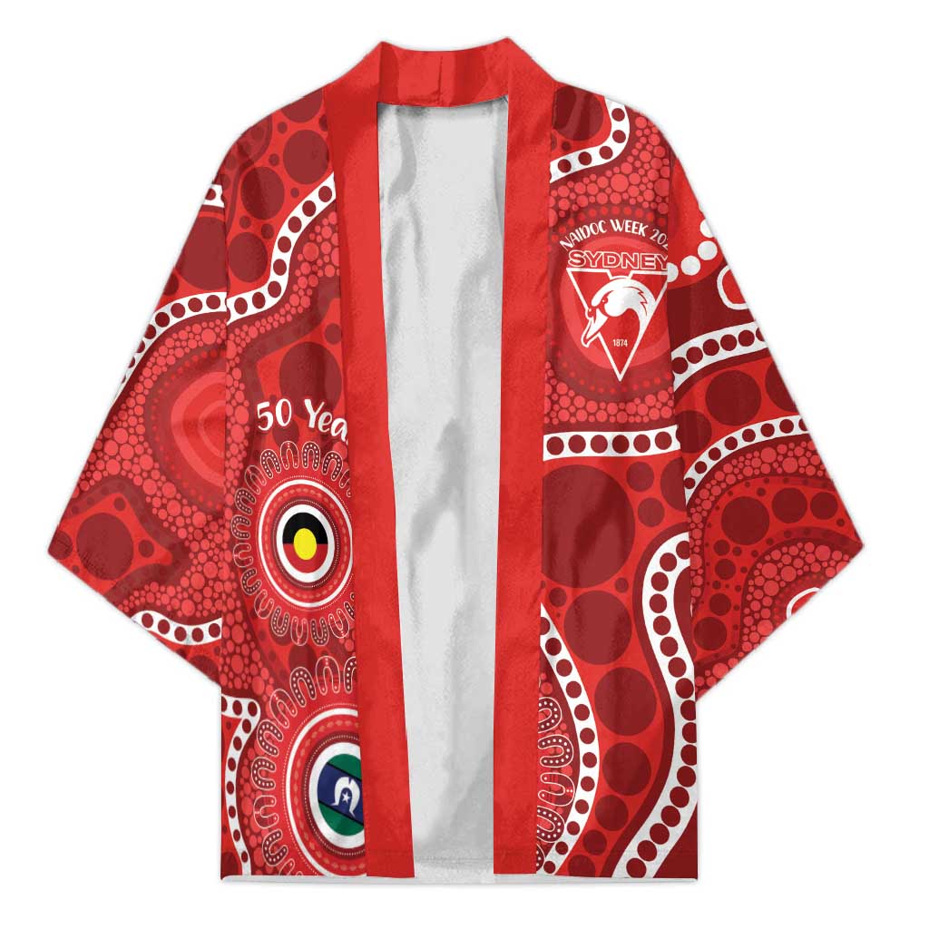 Sydney Swans NAIDOC Week 2026 Personalised Kimono 50 Years of Deadly Aboriginal Art
