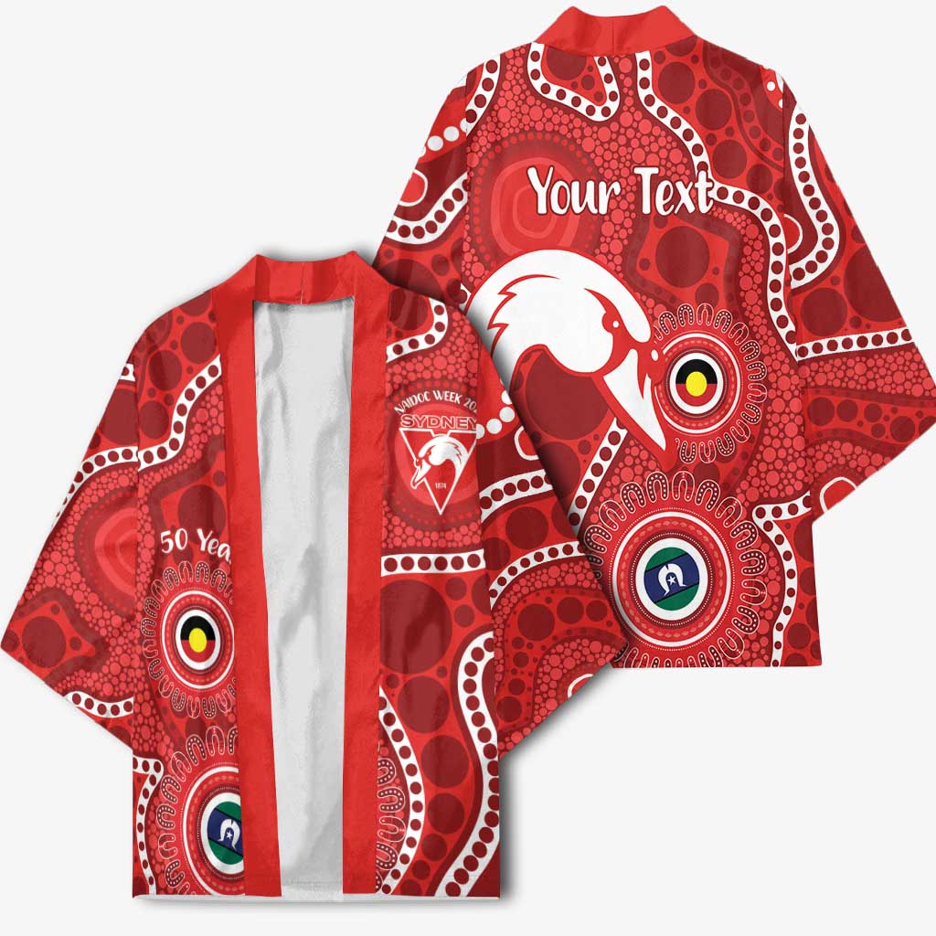 Sydney Swans NAIDOC Week 2026 Personalised Kimono 50 Years of Deadly Aboriginal Art
