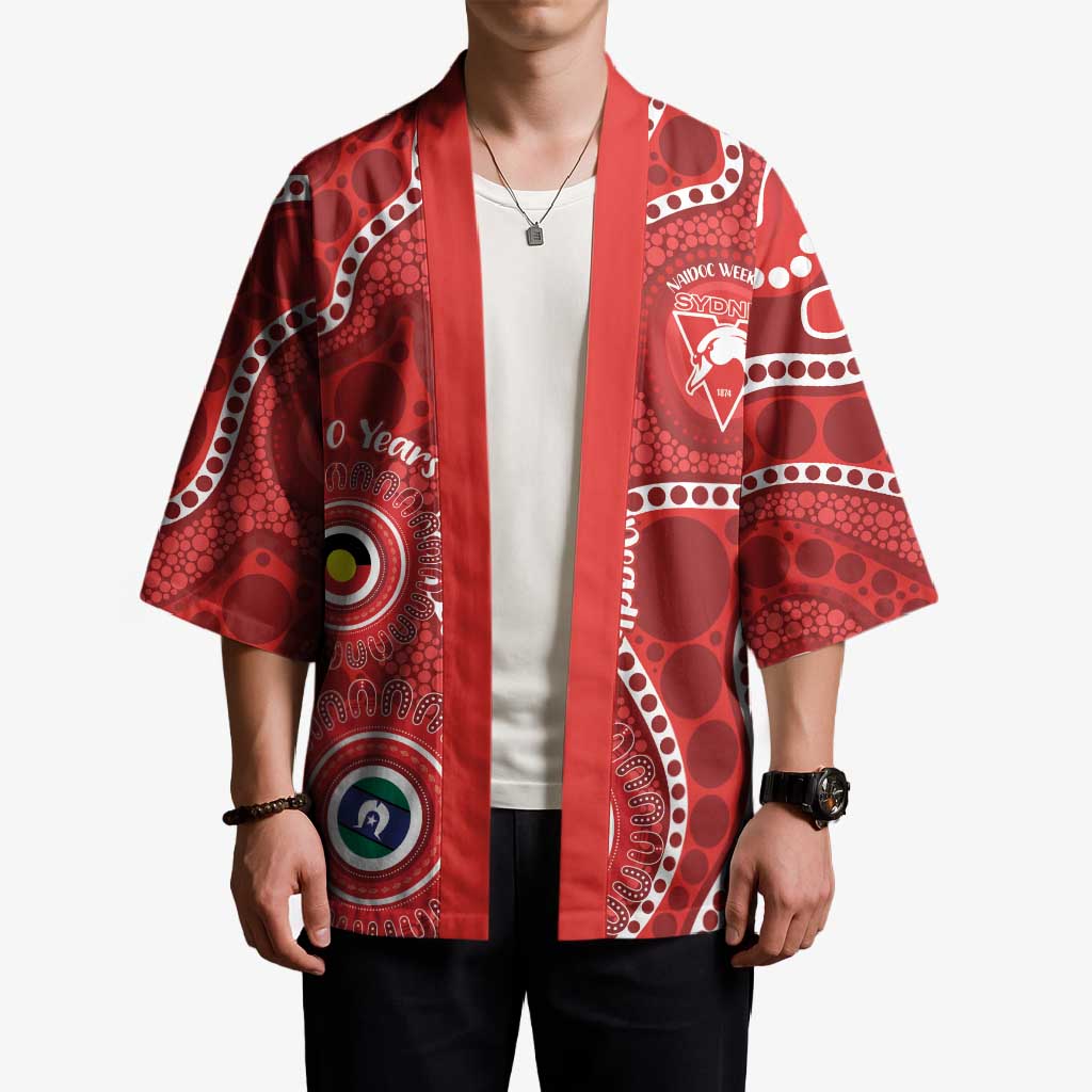 Sydney Swans NAIDOC Week 2026 Personalised Kimono 50 Years of Deadly Aboriginal Art