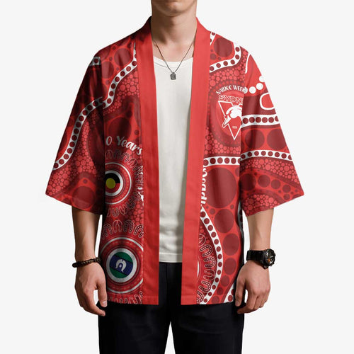 Sydney Swans NAIDOC Week 2026 Personalised Kimono 50 Years of Deadly Aboriginal Art