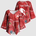 Sydney Swans NAIDOC Week 2026 Personalised Kimono Sleeve Blouse 50 Years of Deadly Aboriginal Art