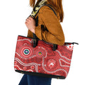 Sydney Swans NAIDOC Week 2026 Personalised Leather Tote Bag 50 Years of Deadly Aboriginal Art