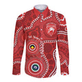Sydney Swans NAIDOC Week 2026 Personalised Long Sleeve Button Shirt 50 Years of Deadly Aboriginal Art